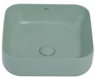 Раковина ABBER Rechteck AC2211MCG 39см светло-зелёный матовый